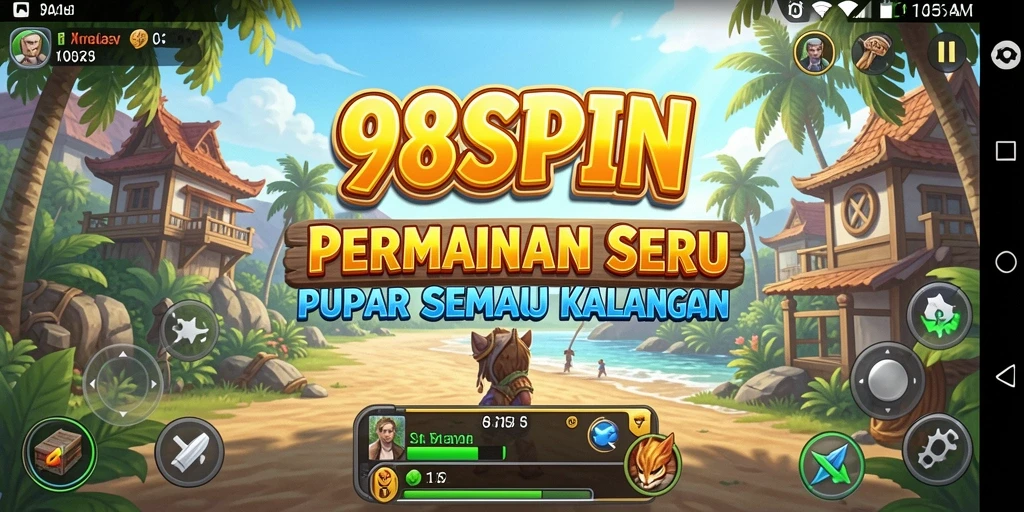Tampilan gameplay menarik dari 98SPIN yang penuh warna.