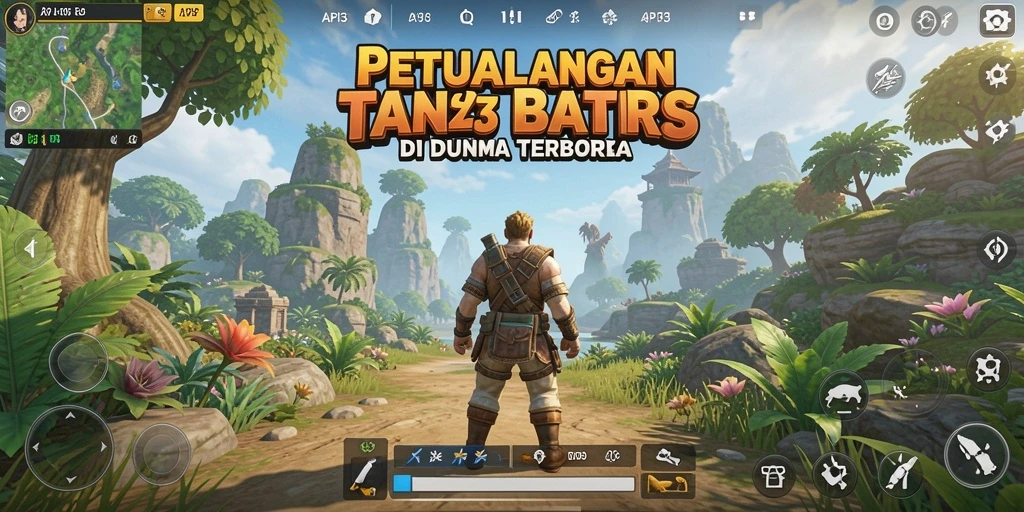 Tampilan menarik dari gameplay Open World di API33.