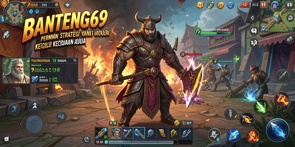 Tampilan gameplay mendalam yang menantang dalam BANTENG69.