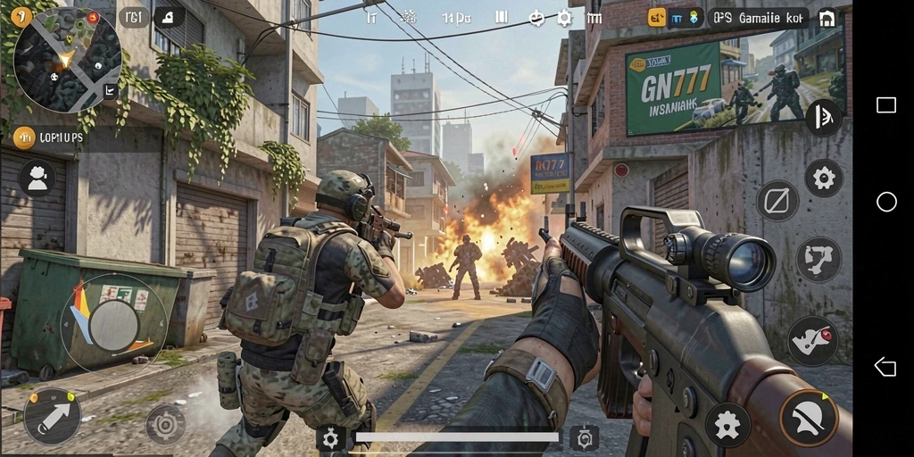 Gameplay seru GN777 dengan aksi menembak yang mendebarkan.