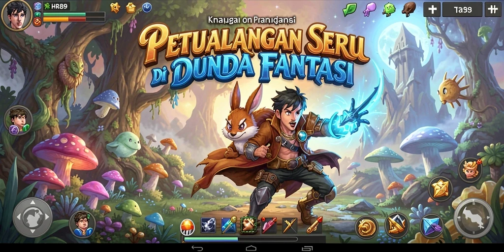Gameplay seru dan menantang dalam HR89 yang penuh petualangan.