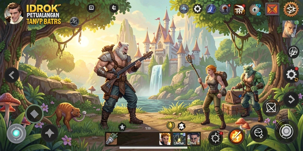 Tangkapan layar gameplay IDROK mengungkapkan suasana petualangan yang mendebarkan.