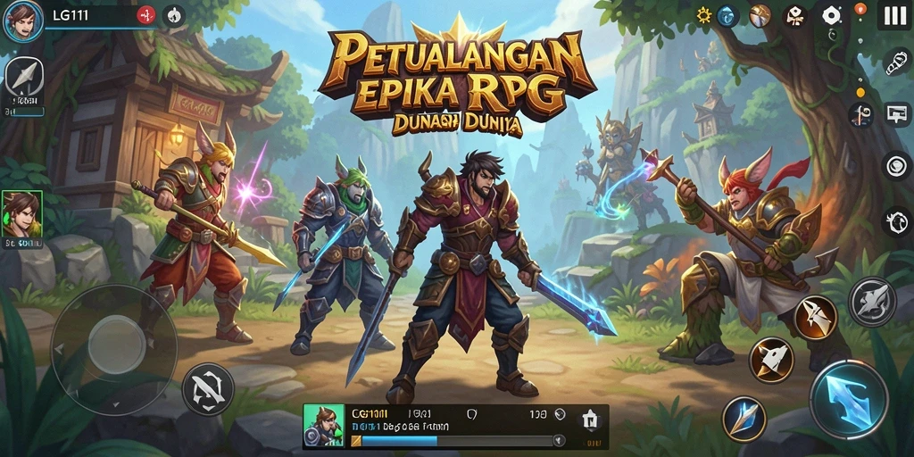 Tampilan menarik dari gameplay RPG LG111 yang penuh petualangan.