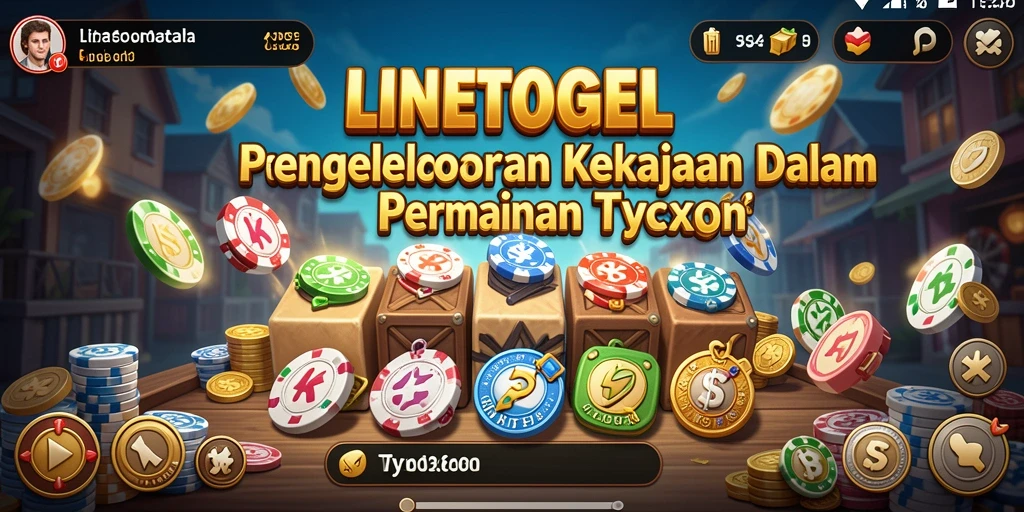 Screenshot utama LINETOGEL menampilkan gameplay Tycoon yang seru.