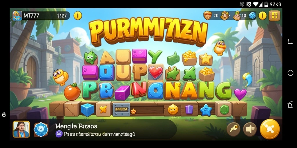 Tampilan gameplay seru dari MT777 yang menantang.