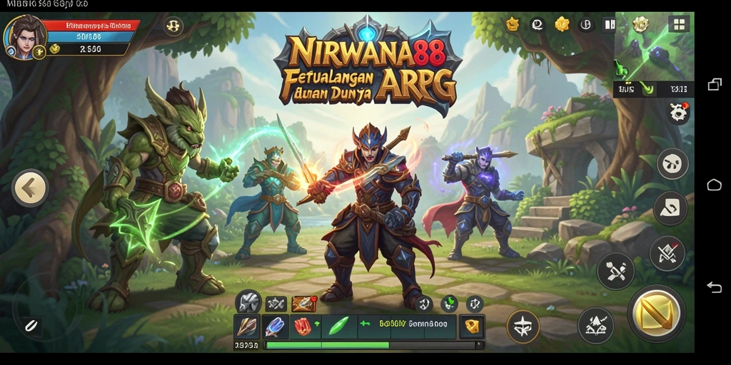 Tampilan gameplay yang menarik dari NIRWANA88 dalam dunia ARPG.