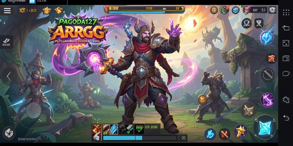 Tangkapan layar menunjukkan aksi seru dalam permainan ARPG.
