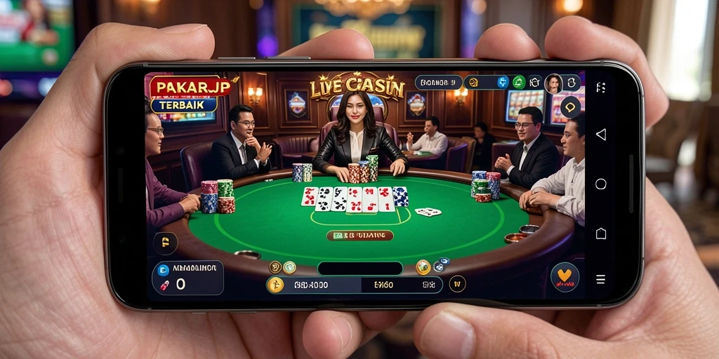 Gameplay seru PAKARJP dengan dealer langsung dan interaksi nyata.