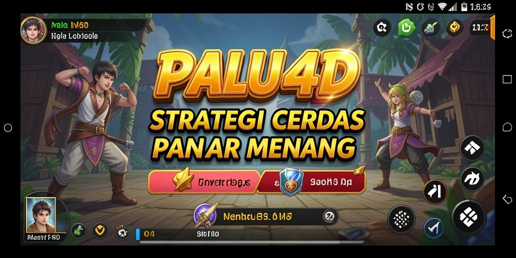 Screenshot gameplay PALU4D menunjukkan aksi strategi mendebarkan.