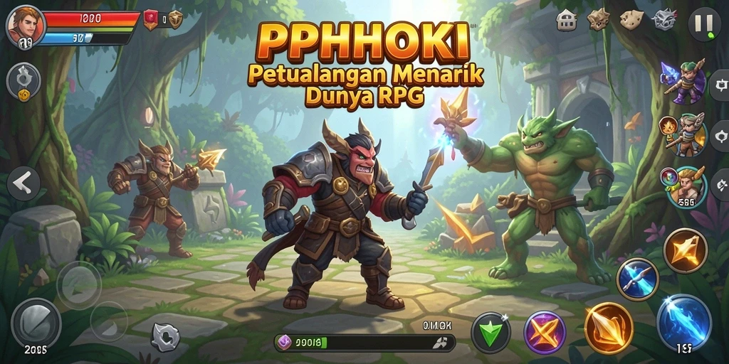 Tampilan menarik dari gameplay PPHOKI dalam dunia RPG.