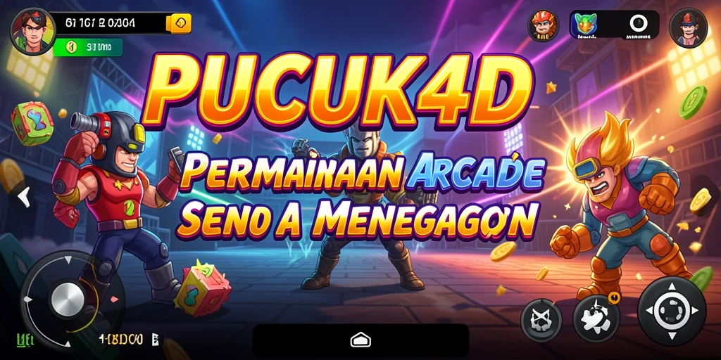 Screenshot gameplay PUCUK4D yang menunjukkan aksi seru dalam permainan Arcade.