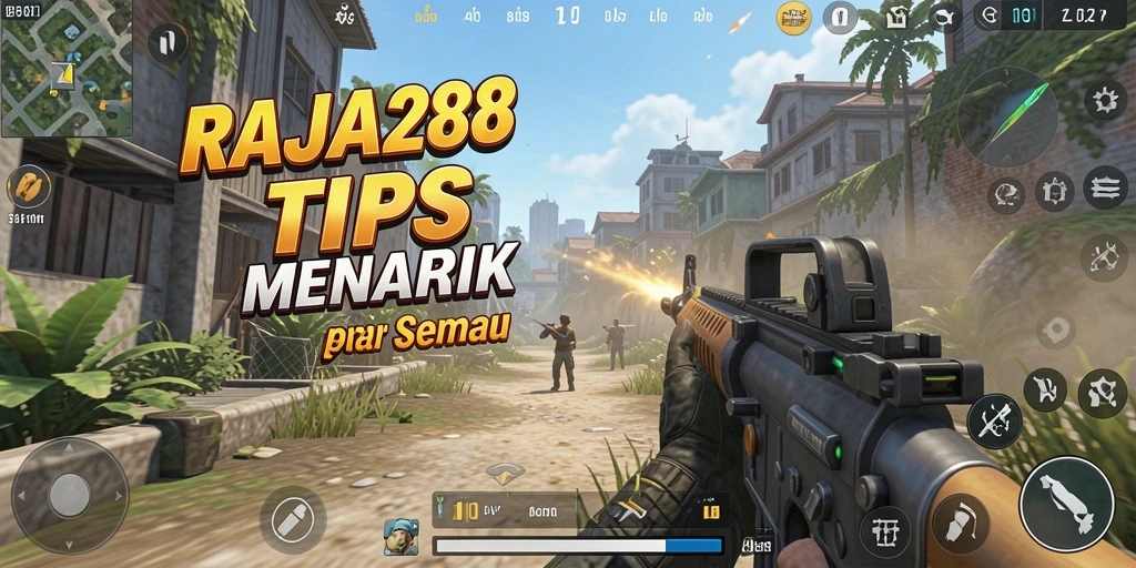 Tangkapan layar menampilkan aksi intens dalam gameplay RAJA288.