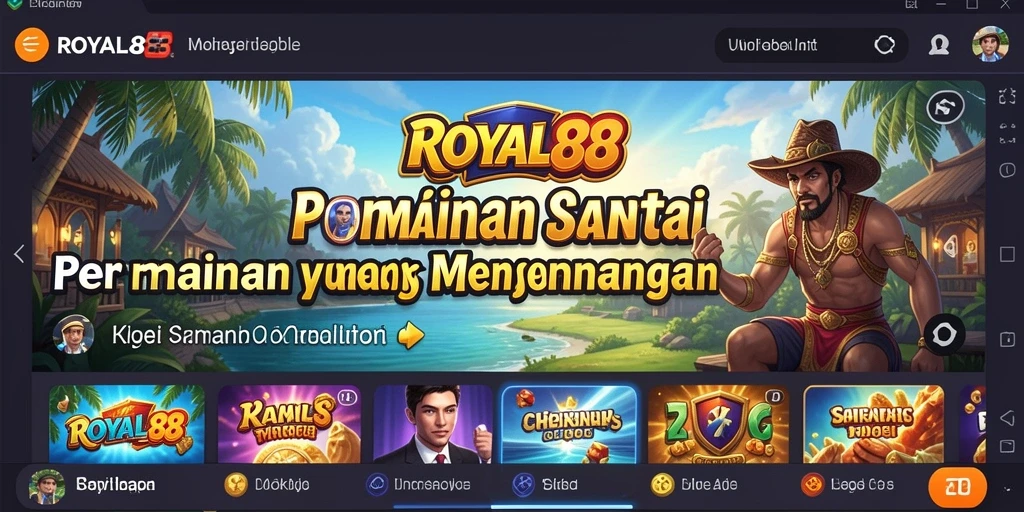 Tampilan gameplay ROYAL88 yang menyenangkan dan menarik.