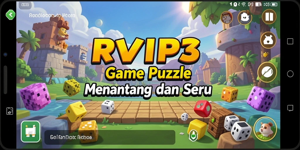 Tampilan gameplay RVIP3 yang menantang dan seru.