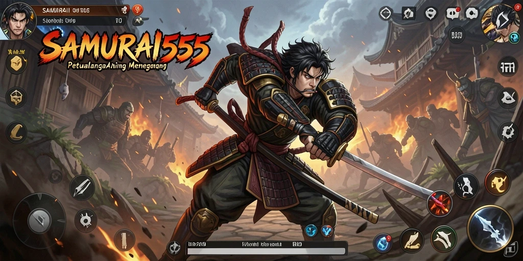 Tangkapan layar gameplay menampilkan aksi melawan karakter Anime ikonik.