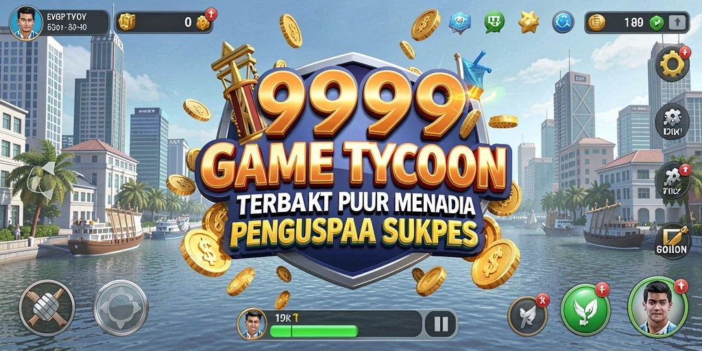 Tangkapan layar menunjukkan gameplay Tycoon yang dinamis dan seru.