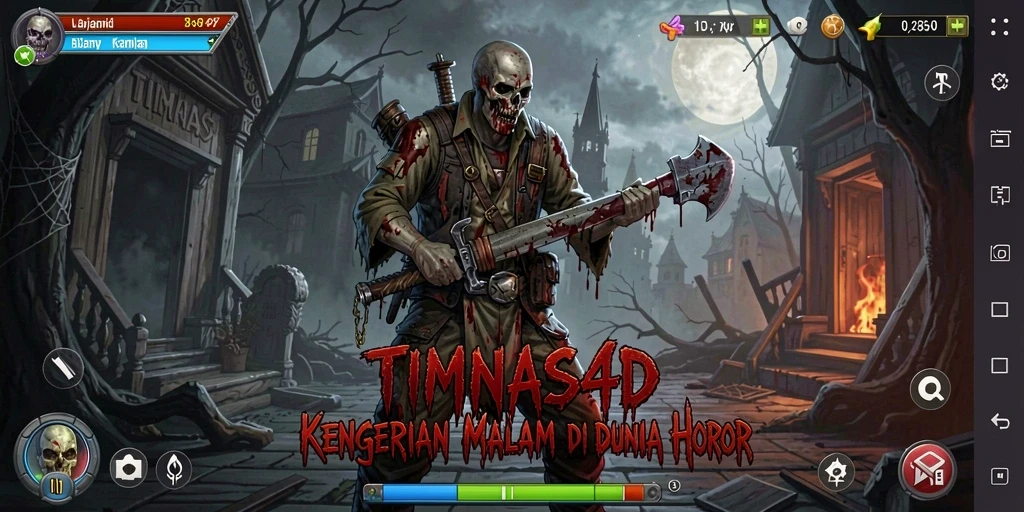 Gameplay seram yang mendebarkan dalam TIMNAS4D.