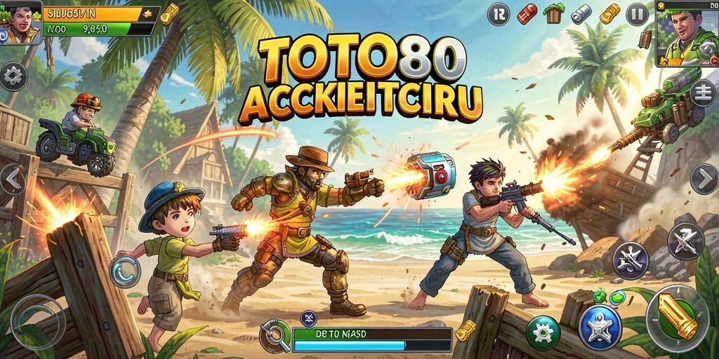 Screenshot gameplay TOTO80 yang menunjukkan aksi pertarungan mendebarkan.