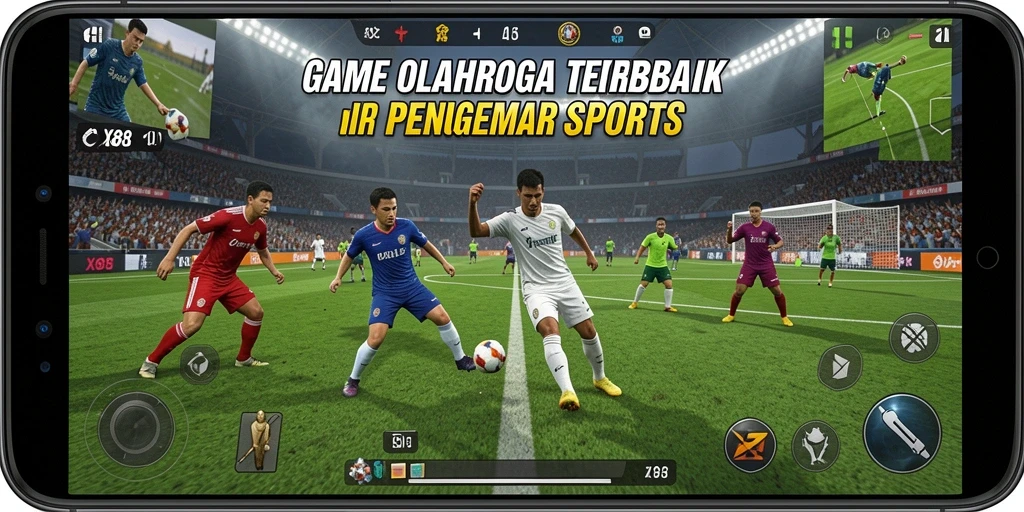Gameplay X88 yang dinamis dan mendebarkan dalam dunia olahraga.