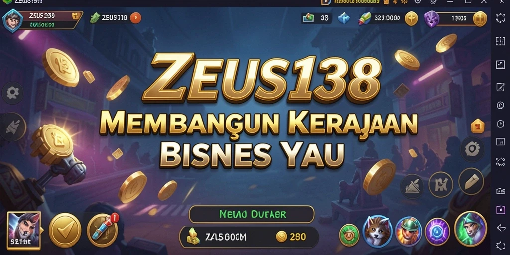 Screenshot gameplay ZEUS138 menampilkan pengembangan bisnis yang mendalam.